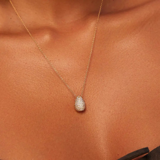 Périsa Pavé Necklace | Jewelry Gold Gift Waterproof