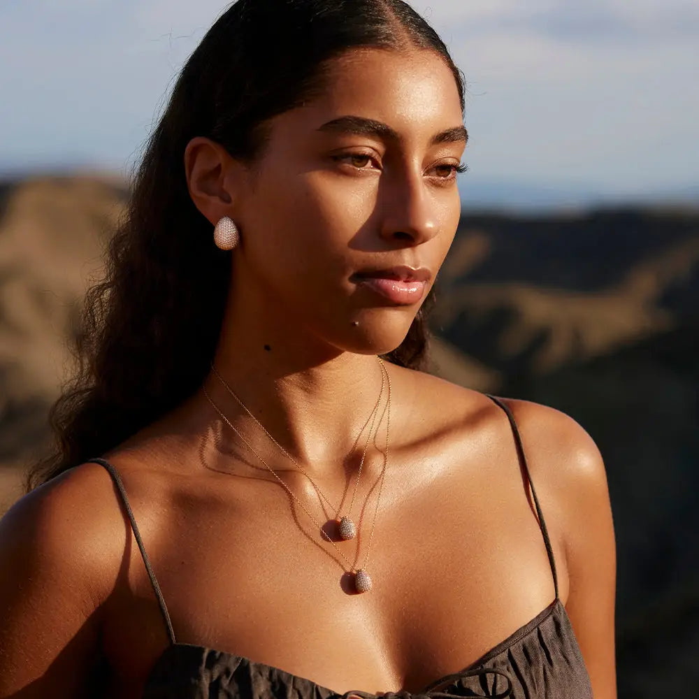 Périsa Pavé Necklace | Jewelry Gold Gift Waterproof