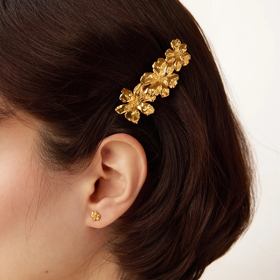 Rosaria Hair Clip | Jewelry Gold Gift Waterproof