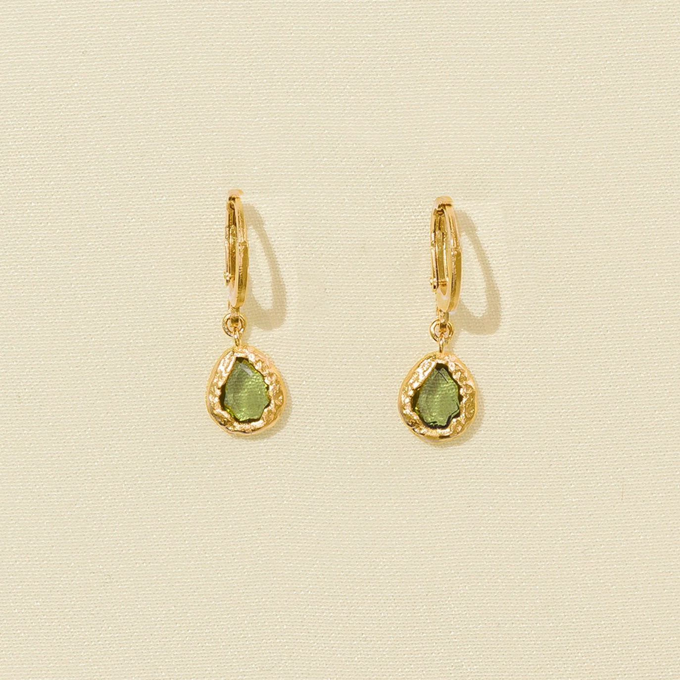 Lysia Dark Green Earrings | Jewelry Gold Gift Waterproof
