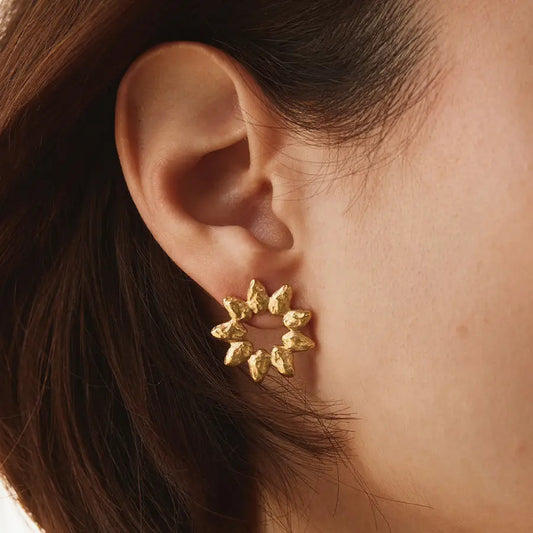 Hélia Earrings | Jewelry Gold Gift Waterproof