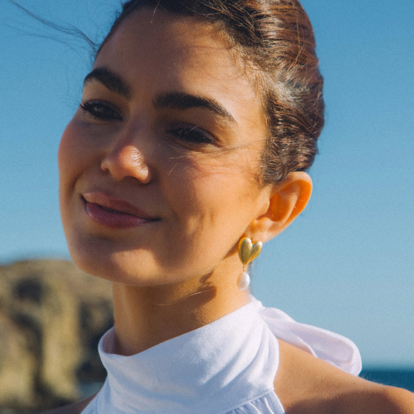 Ángel Earrings | Jewelry Gold Gift Waterproof