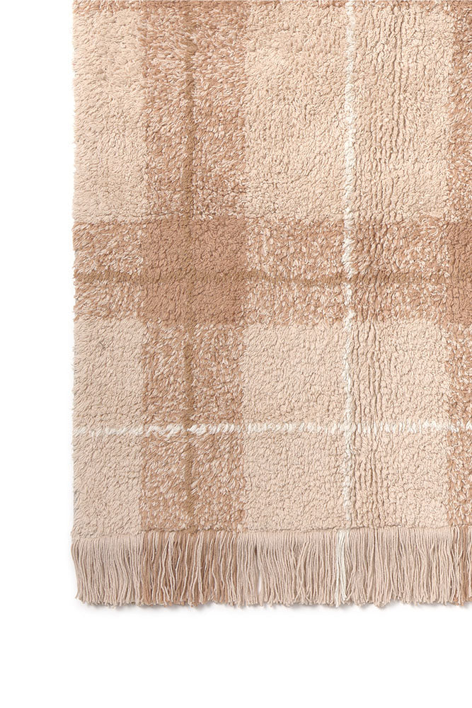 Lorena Canals WASHABLE RUG TARTAN ROSE