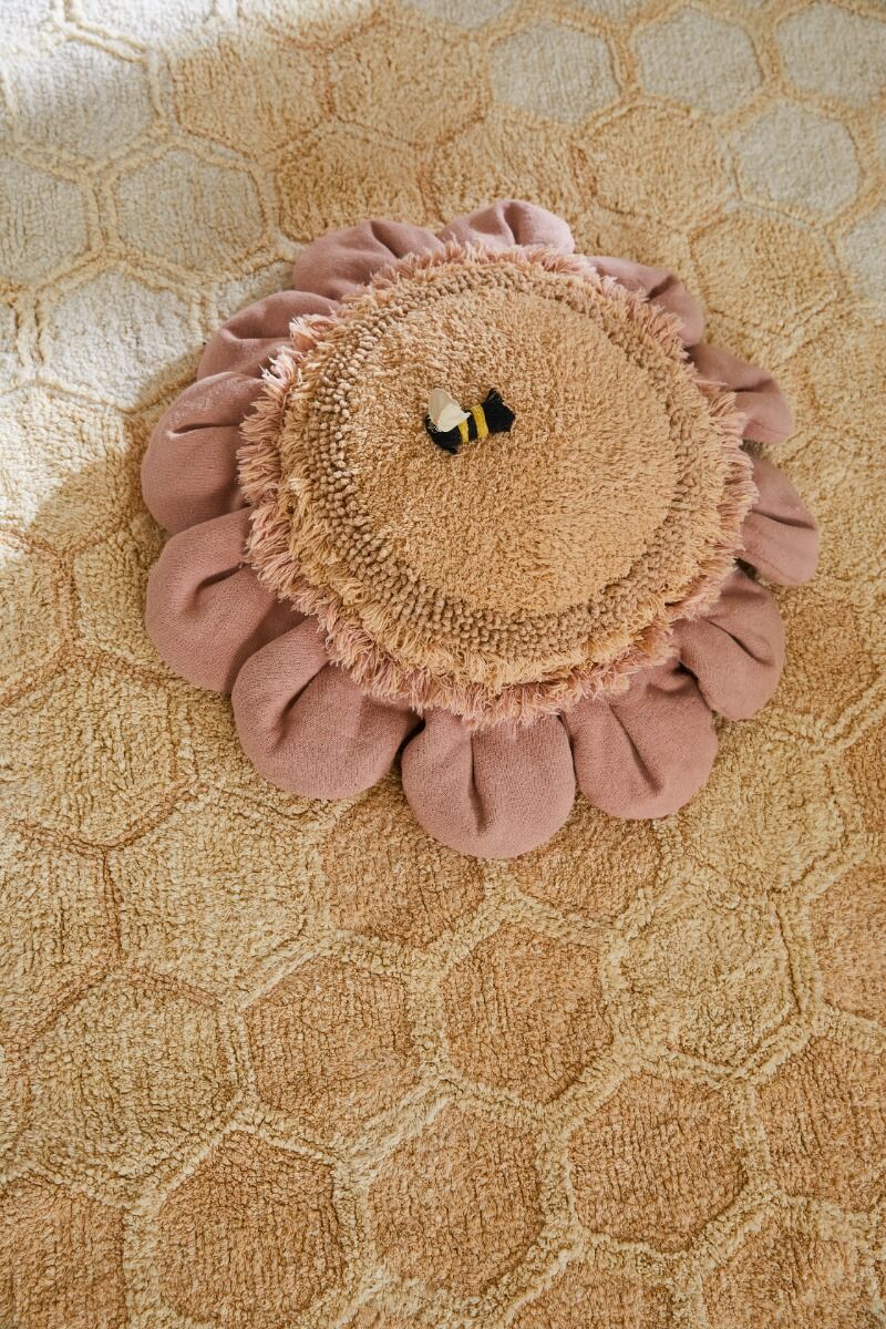 Lorena Canals Floor cushion Pink Daisy