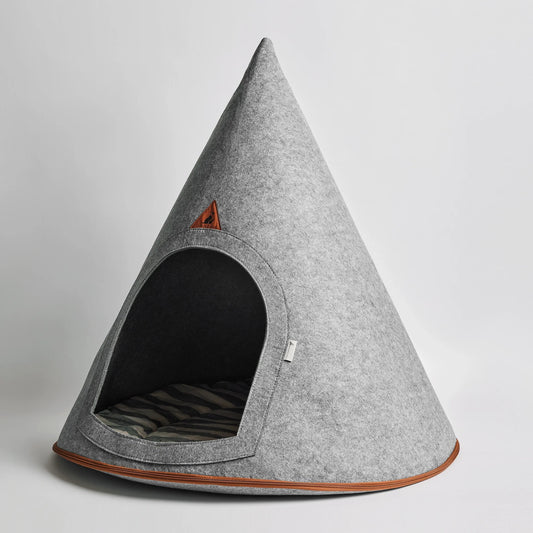 Nooee Pet Cave Molly (XL) – Gray