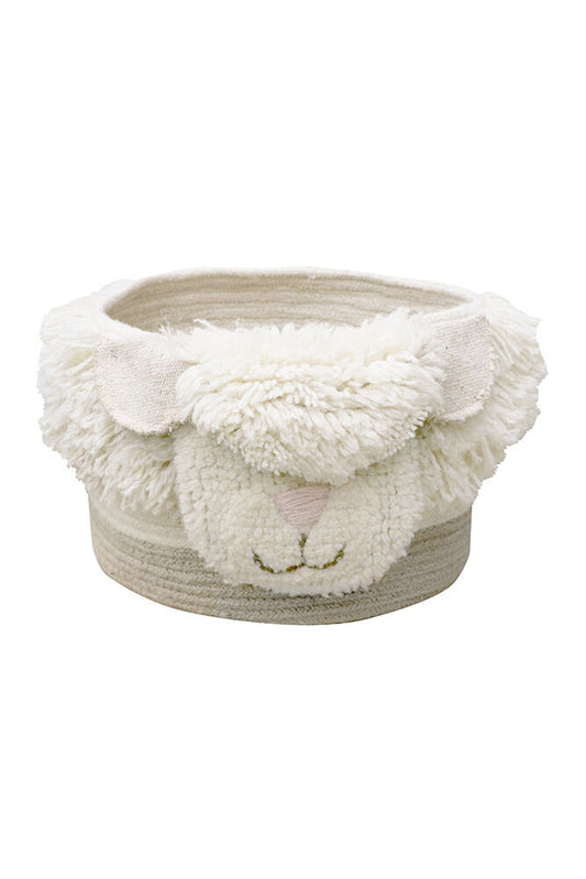 Lorena Canals Woolable Basket Pink Nose Sheep