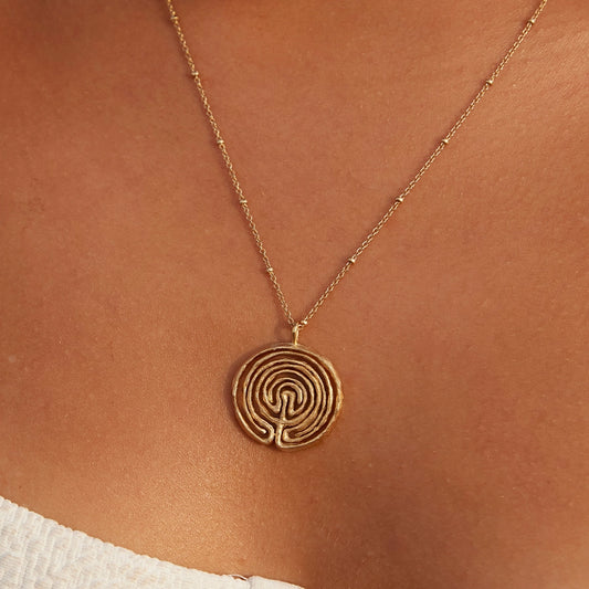 Knossos Necklace | Jewelry Gold Gift Waterproof