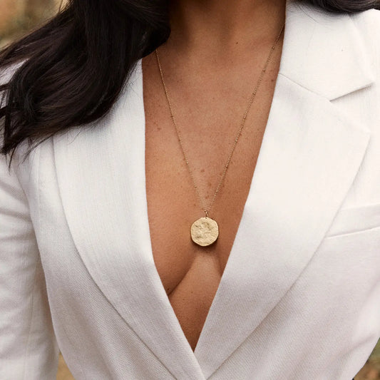 Luna Large Necklace | Jewelry Gold Gift Waterproof