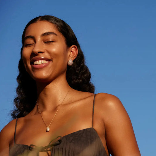 Périsa Pavé Necklace | Jewelry Gold Gift Waterproof