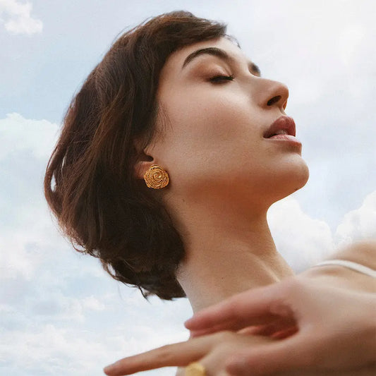 Rosie Earrings | Jewelry Gold Gift Waterproof