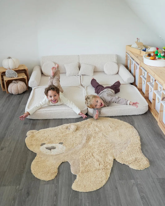 Lorena Canals Bear Washable Cotton Rug – Children's Area Rug(New Product!)