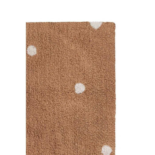 Lorena Canals Washable rug Mini Dot Chestnut