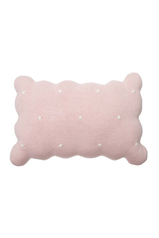 Lorena Canals Knitted cushion Biscuit Pink