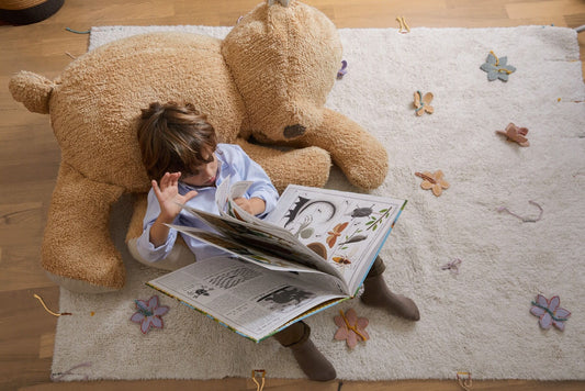 Lorena Canals Pouf Sleepy Bear