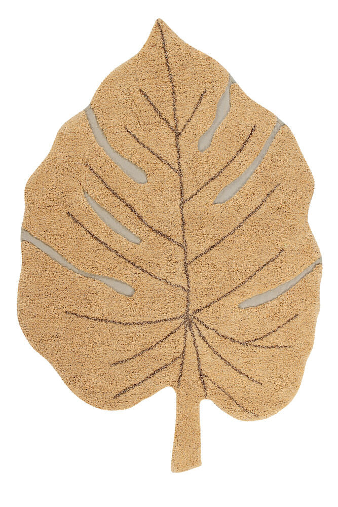 Lorena Canals Washable Rug Monstera Honey