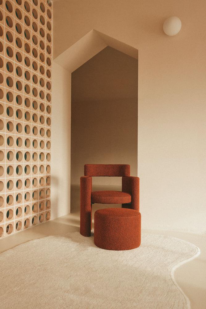 Lorena Canals WOOL SILHOUETTE RUG NATURA 4'7"x 6'7"