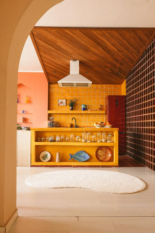 Lorena Canals WOOL SILHOUETTE RUG NATURA 4'7"x 6'7"