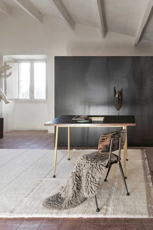 Lorena Canals WOOL AREA RUG STEPPE WHITE (Various Sizes)