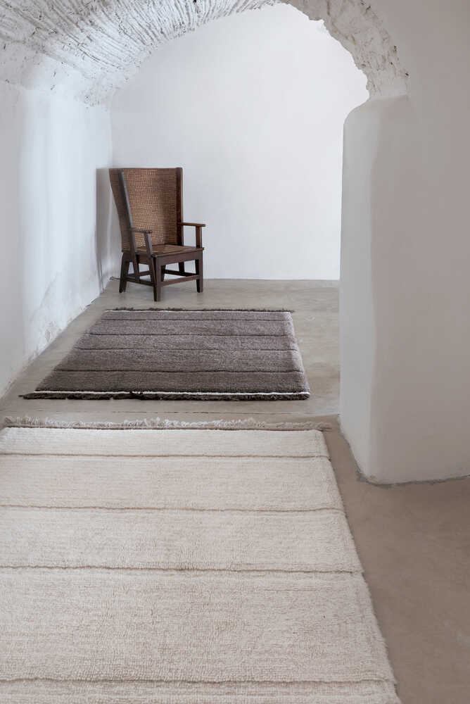 Lorena Canals WOOL AREA RUG STEPPE WHITE (Various Sizes)