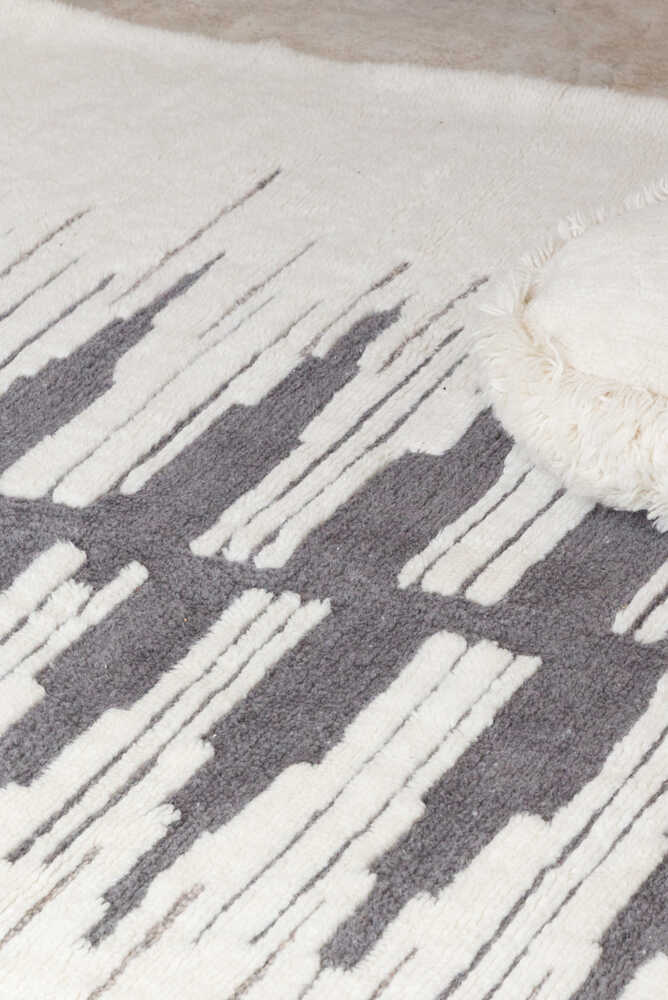 Lorena Canals WOOL AREA RUG ZAGROS GREY