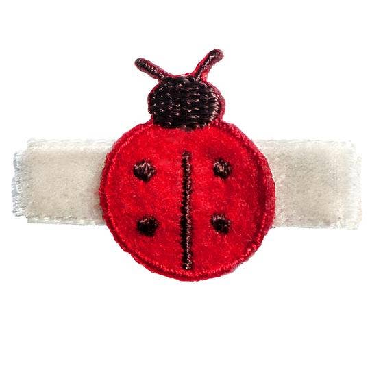 No Slippy Hair Clippy - Evie Ladybug Mini Baby Hair Clip