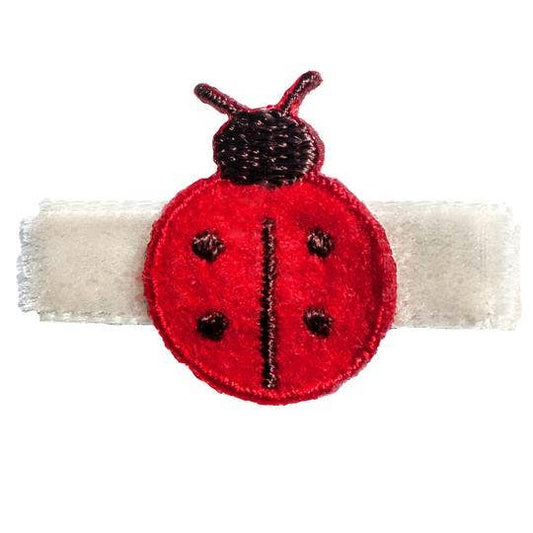 No Slippy Hair Clippy - Evie Ladybug Mini Baby Hair Clip