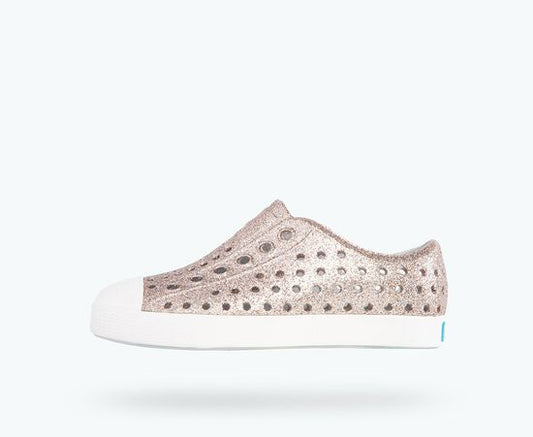 Native Jefferson Bling Child Metal Bling/ Shell White