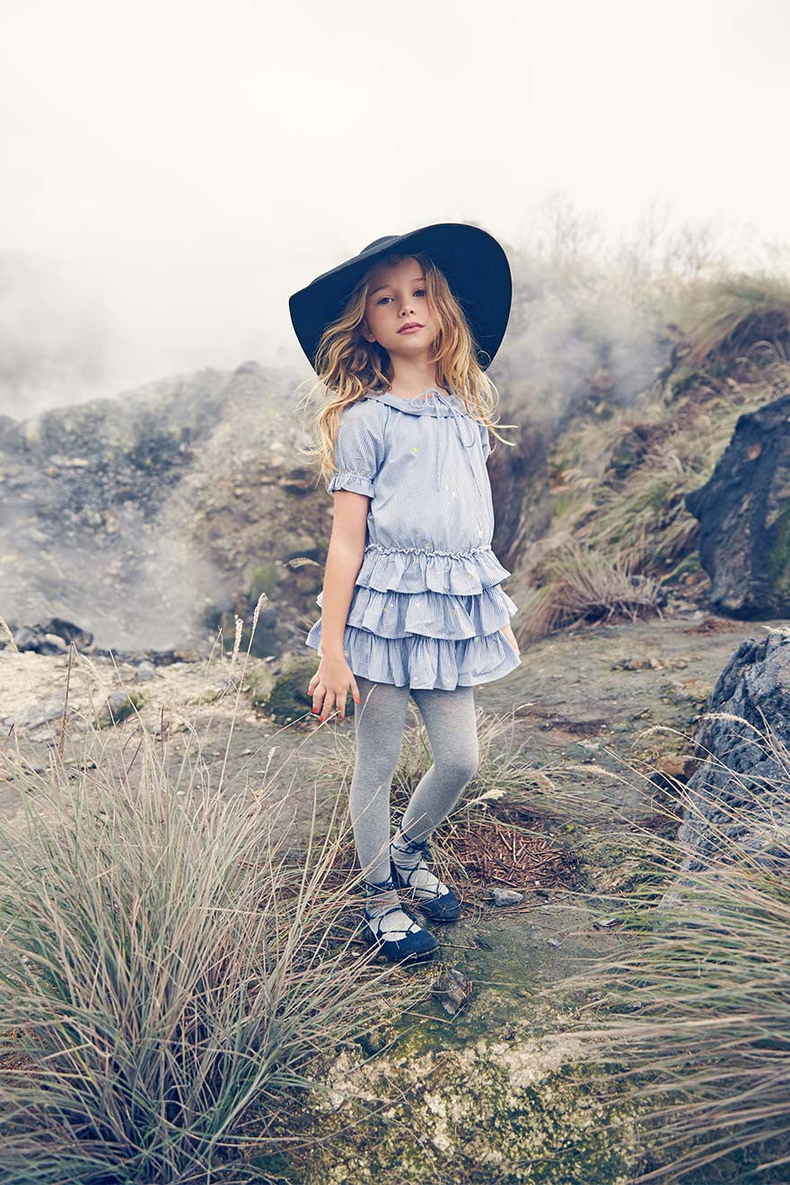 Nellystella Irene Dress in Edelweiss Plaid