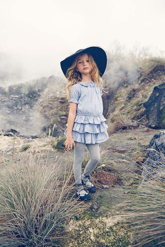 Nellystella Irene Dress in Edelweiss Plaid