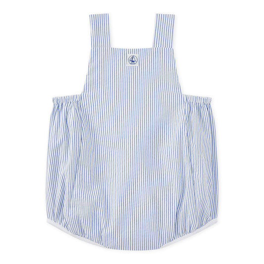 Petit Bateau Baby Boy Striped Overall