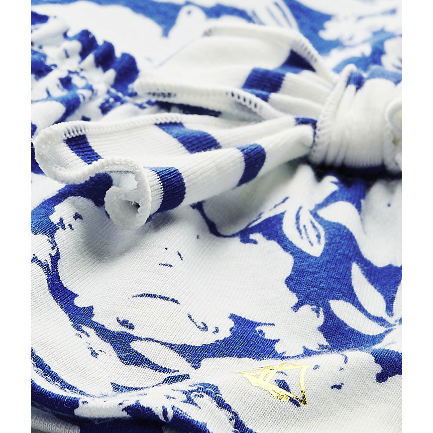 Petit Bateau Baby Girl Short Sleeve Floral Dress (3m, 6m, 12m, 36m)