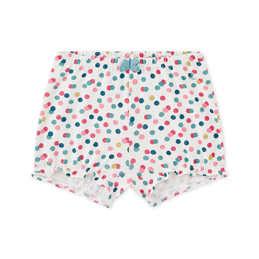 Petit Bateau BABY GIRL PRINTED BLOOMERS (Size 6m)