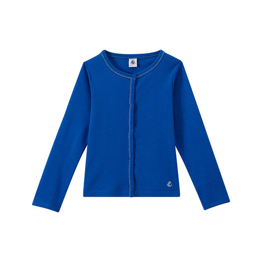 Petit Bateau Girl Jersey Cardigan (Size 2, 3, 5, 6, 10, 12)