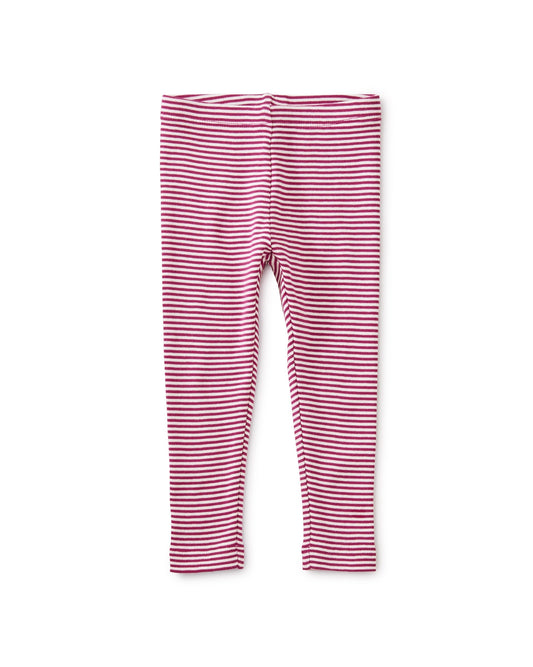 Tea Collection Striped Leggings in Shocking Fuschia (6-9m)