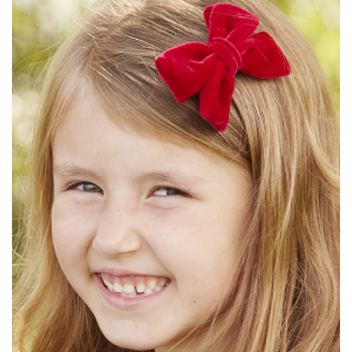 Pamela Large Velvet Hair Bow