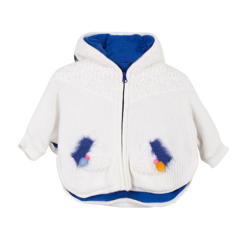 Catimini Warm Knit Cape Coat (12m)