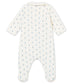 Petit Bateau Baby Boy Velour Print Footie with Attached Bodysuit (NB, 1m, 6m)