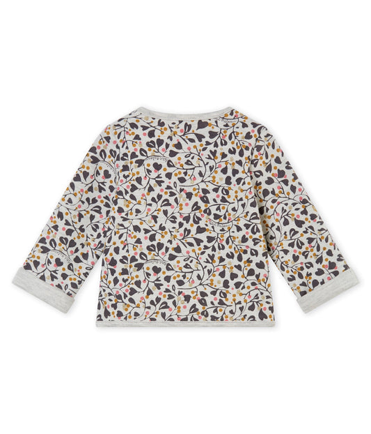 Petit Bateau Baby Girl Floral Cardigan (36m)