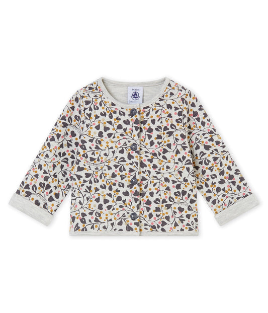 Petit Bateau Baby Girl Floral Cardigan (36m)