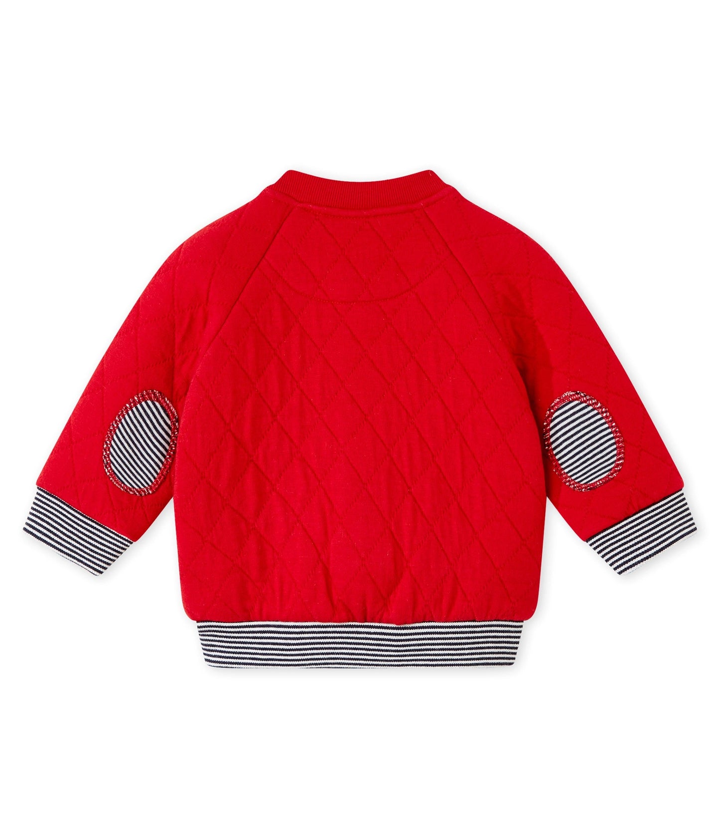 Petit Bateau Baby Boy Quilted Red Jacket (3m, 36m)