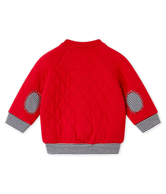 Petit Bateau Baby Boy Quilted Red Jacket (3m, 36m)