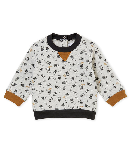 Petit Bateau Baby Boy Print Sweat Shirt (3m - 36m)
