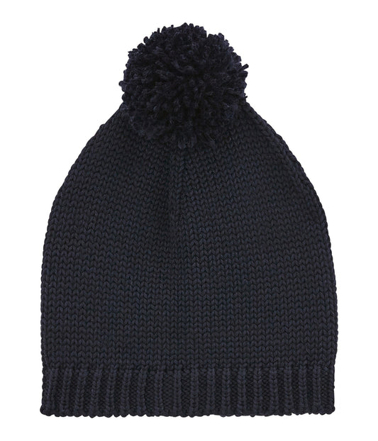 Petit Bateau Girl's Hat with Pom Pom (Size 3/4, 6/8, 10/12)