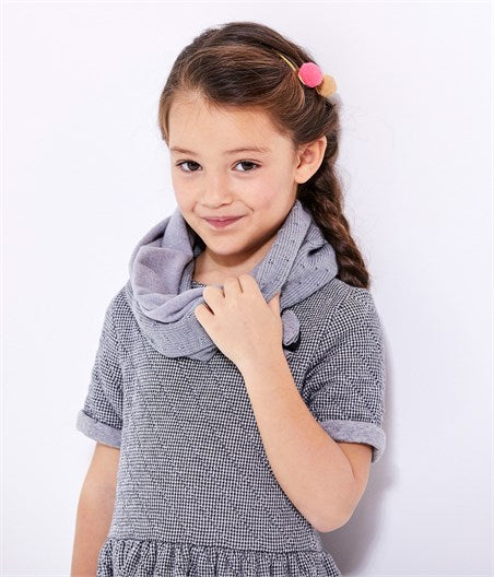 Petit Bateau Girls' Wool Blend Snood/Scarf (One Size)