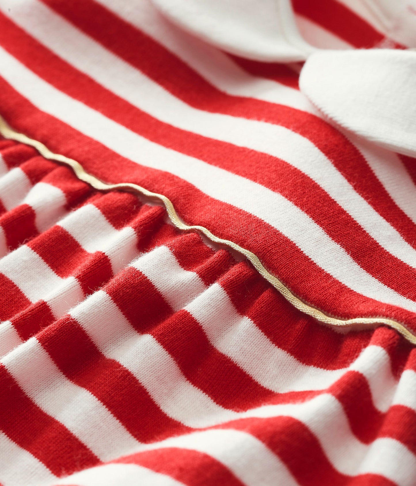 Petit Bateau Baby Girl Striped Dress with Collar (Size 3m, 36m)