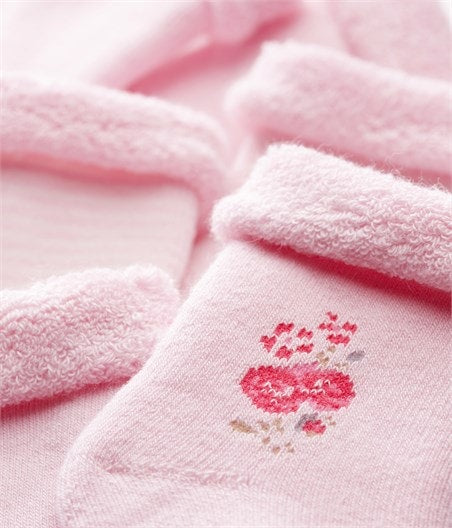 Petit Bateau Baby Girl Socks - Pack of 3 (NB-3m)