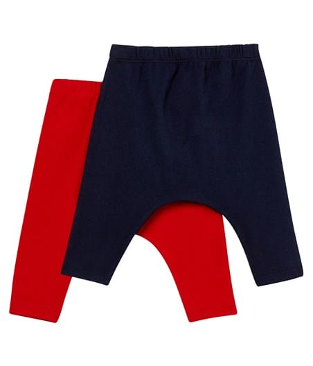 Petit Bateau Baby Leggings Set of 2 (1m)