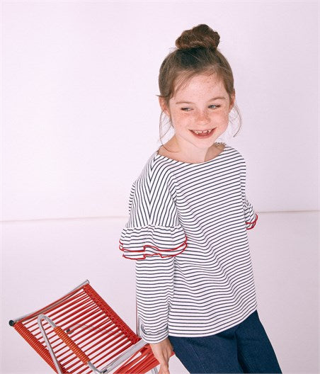 Petit Bateau Girl's Sweatshirt (Size 3, 4)