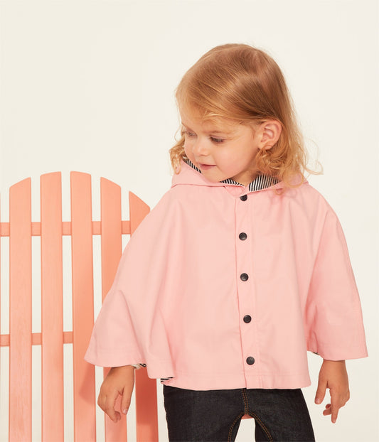Petit Bateau Baby Rain Cape Red (One Size, fits babies up to 3Y)
