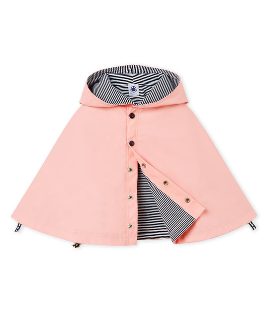 Petit Bateau Baby Rain Cape Pink (One Size, fits babies up to 3Y)